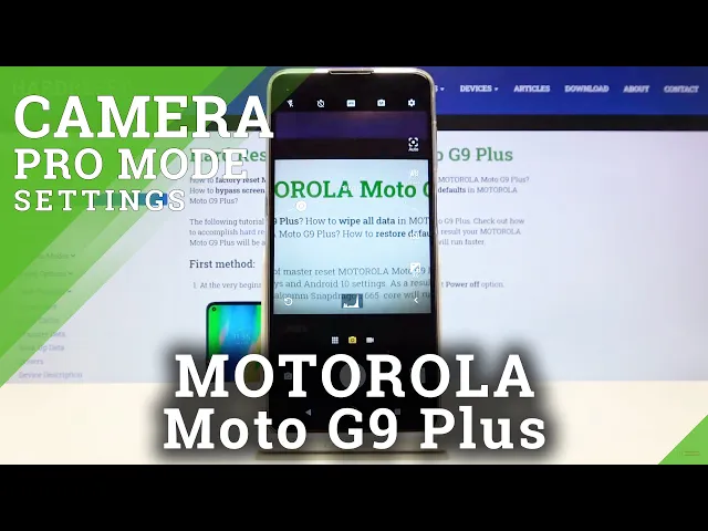 Video thumbnail for How to Use Camera Pro Mode in Motorola Moto G9 Plus - Advance Camera Settings