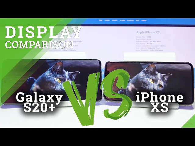 Video thumbnail for Display Comparison SAMSUNG Galaxy S20+ vs APPLE iPhone XS | Check Screen Quality