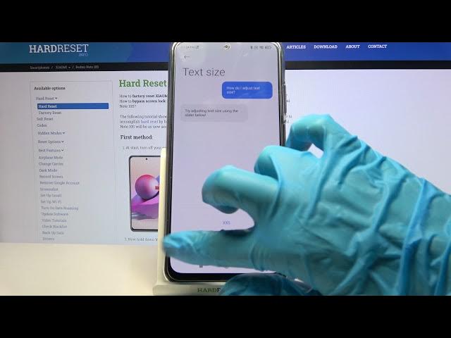 Video thumbnail for How to Change Font Size on Xiaomi Redmi Note 10S – Font Style