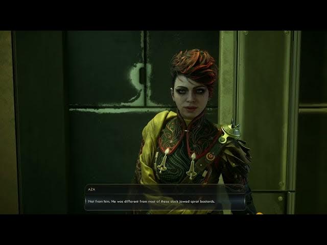 Video thumbnail for The Outer Worlds 2 - The Incognito: Stabbing at Shadows: Talk To Aza About Severin Dialogue Gameplay