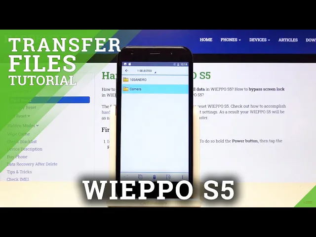 Video thumbnail for How to Transfer Files in WIEPPO S5 – Relocate Files