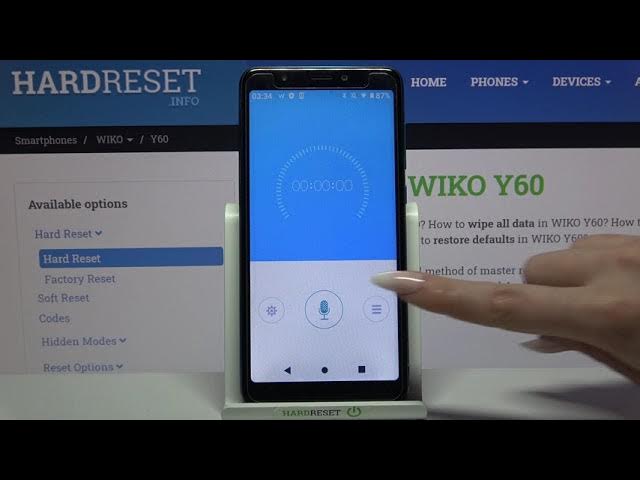 Video thumbnail for Record Sounds - WIKO Y60 & Voice Recorder Options