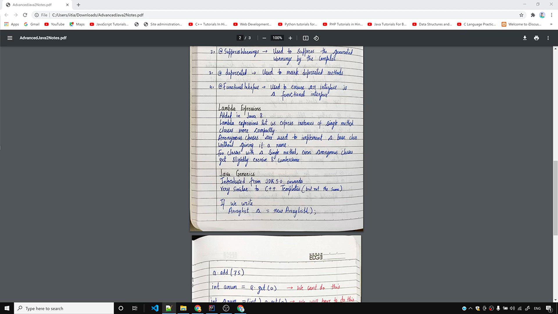'Video thumbnail for Java Generics'