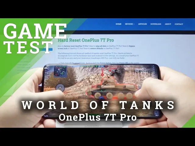 Video thumbnail for World of Tanks GAME TEST on OnePlus 7T Pro - Performance / Settings Checkup