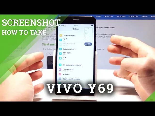 Video thumbnail for How to Capture Screen in VIVO Y69 - Screenshot Tutorial
