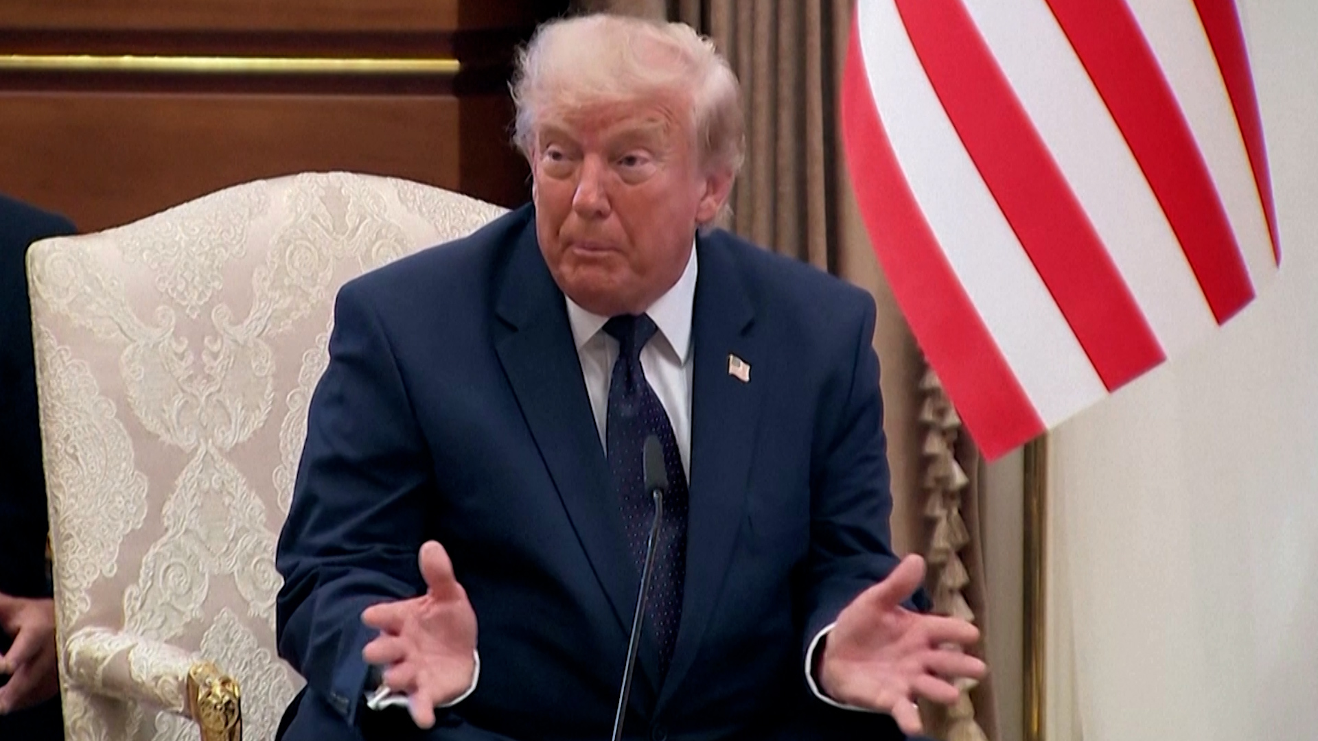 Video thumbnail for Trump criticises NATO allies over Iran conflict support