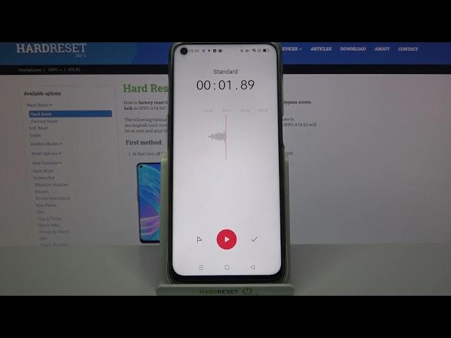 Video thumbnail for How to Record Sounds in OPPO A74 5G – Find Screen Recorder