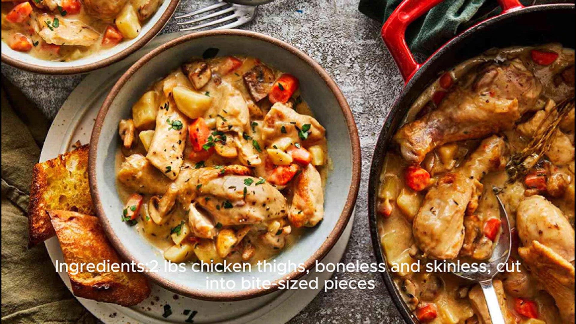 'Video thumbnail for Chicken Stew Recipe'