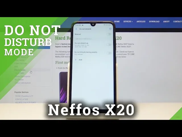 Video thumbnail for How to Activate Do Not Disturb Mode in TP-LINK Neffos X20 - Silent Mode