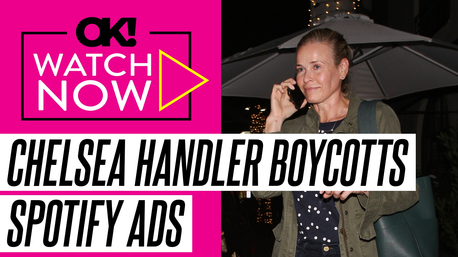 'Video thumbnail for Chelsea Handler Blasts Spotify Over 'Disgusting' ICE Recruitment Ads: 'I Am Now Boycotting Them''