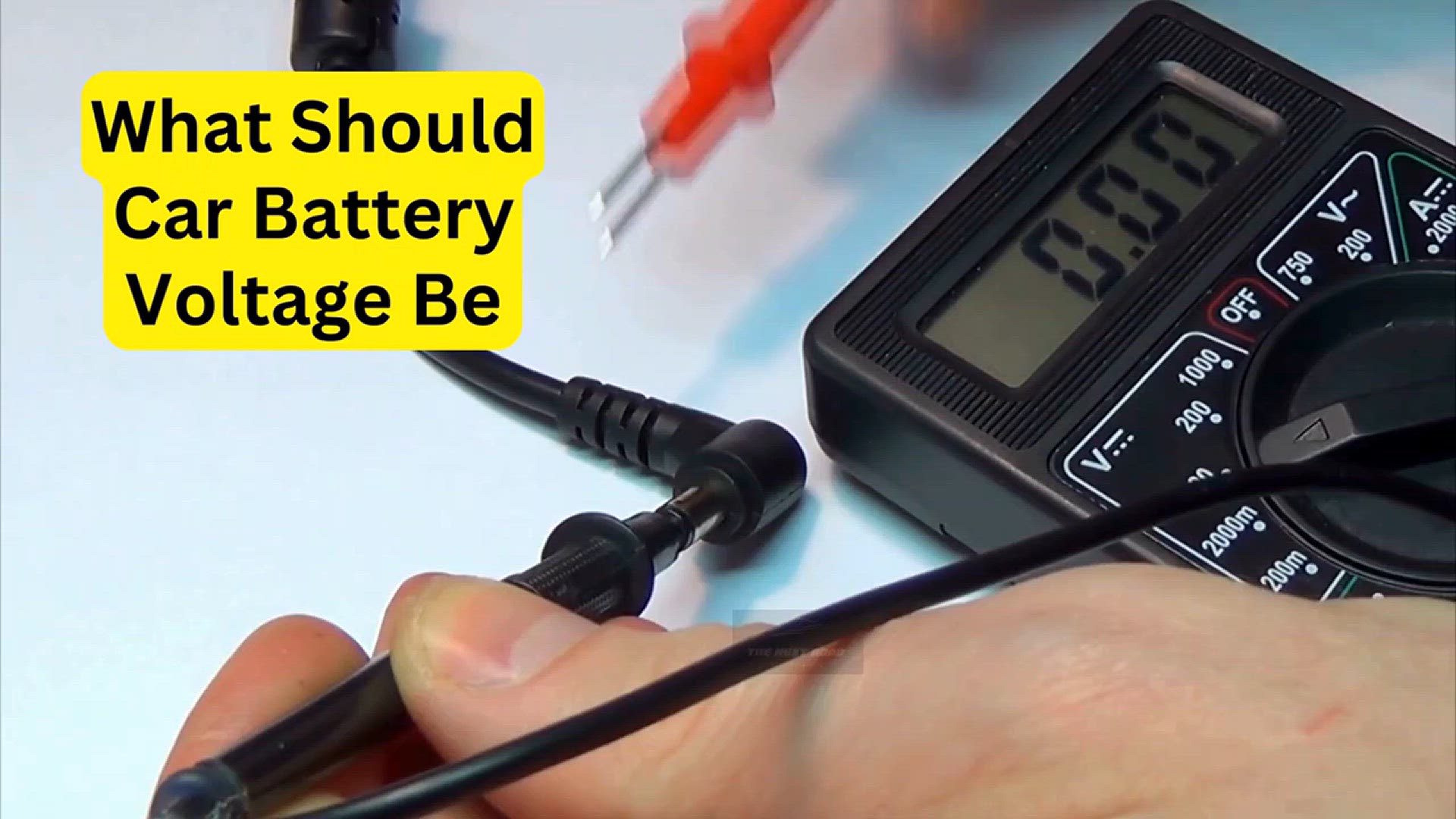 'Video thumbnail for What Should Car Battery Voltage Be'