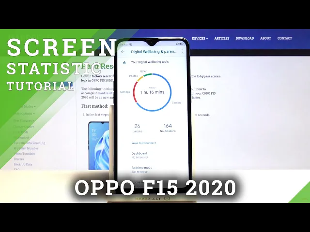 Video thumbnail for How to Check Total Screen Time – Battery Settings on OPPO F15 2020
