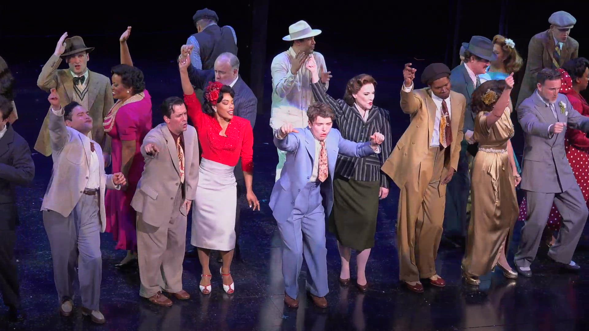 Video thumbnail for Video: The Cast of NEW YORK, NEW YORK Take Their Opening Night Bows