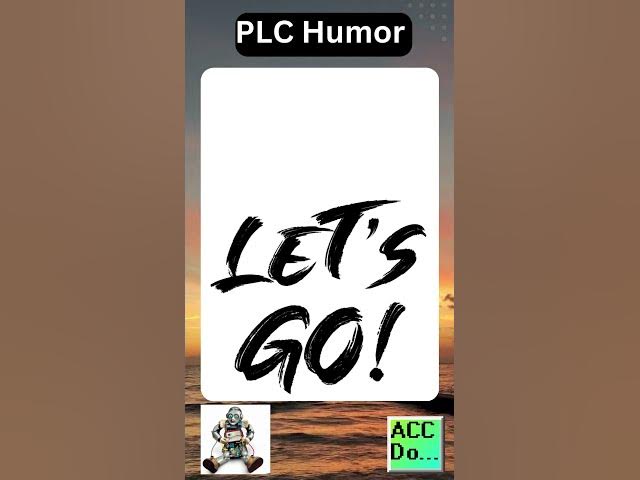 'Video thumbnail for How to cheer up a PLC'