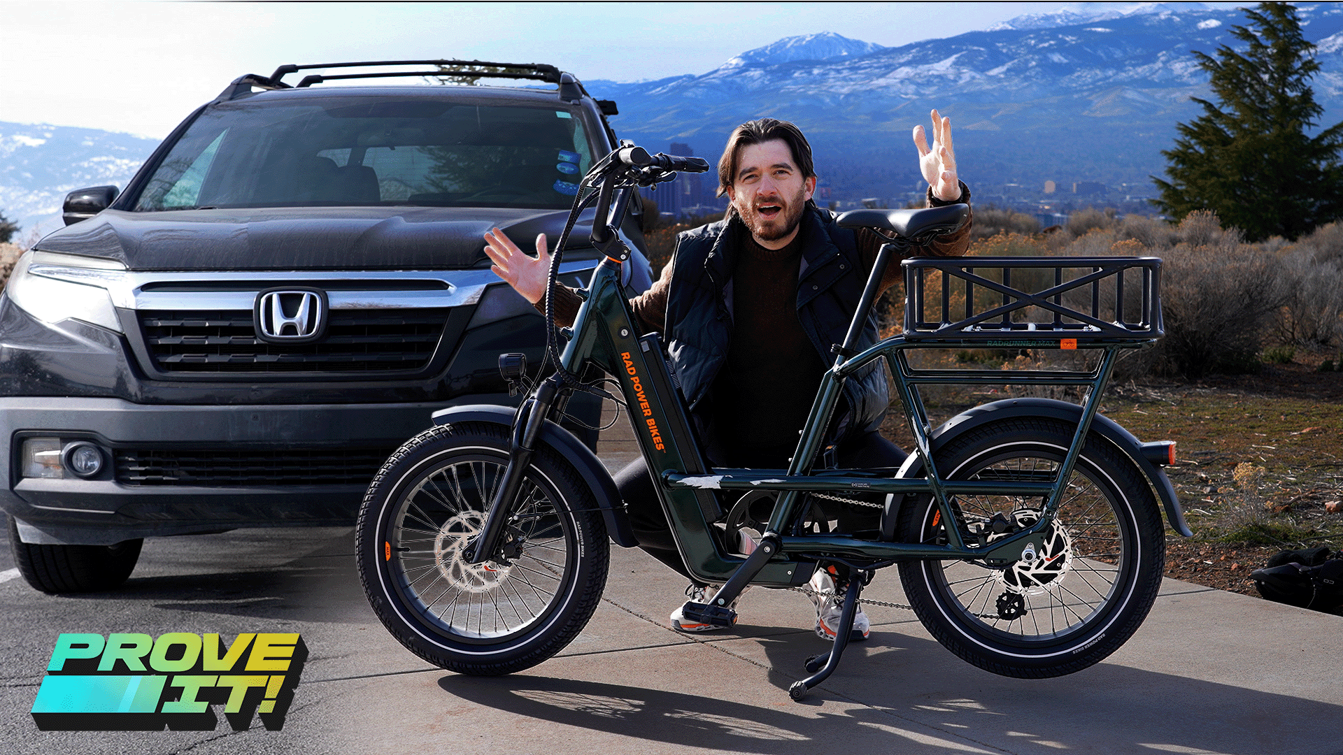 Video thumbnail for Can an E-Bike Replace Your Car? Testing the RadRunner Max | Prove It