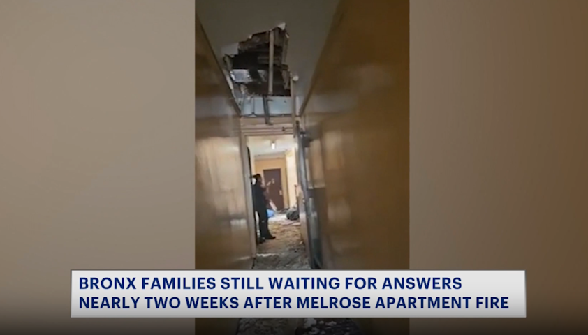 Video thumbnail for Bronx families still waiting for answers nearly two weeks after Melrose apartment fire