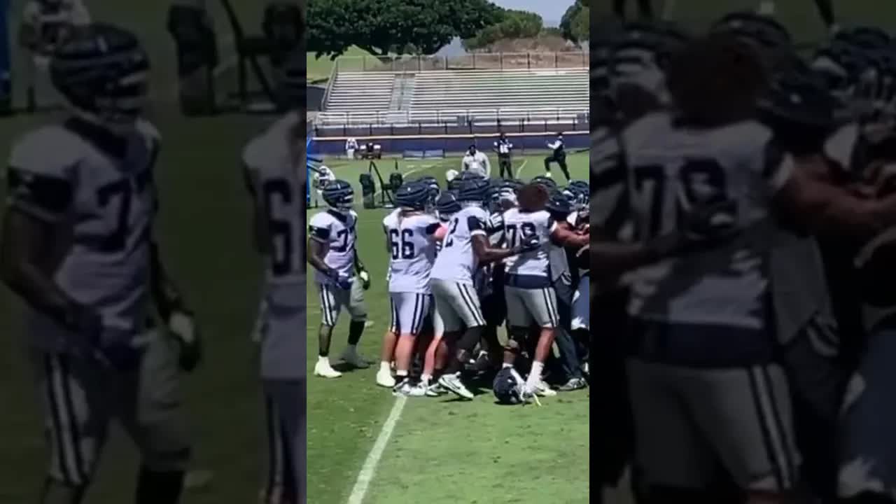 Video thumbnail for #Cowboys Heated x Chippy Fight Practice Day