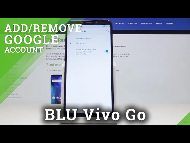 Video thumbnail for How to Connect Google Account with BLU Vivo Go – Add & Remove Google Account