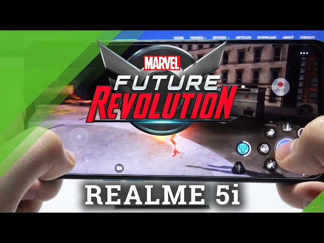 Video thumbnail for Realme 5i Marvel Future Revolution Gameplay Test - Snapdragon 665 FPS
