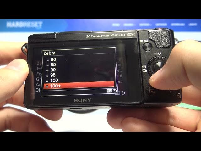 Video thumbnail for Sony Alpha A5000 - How to Set Up Zebra Feature?