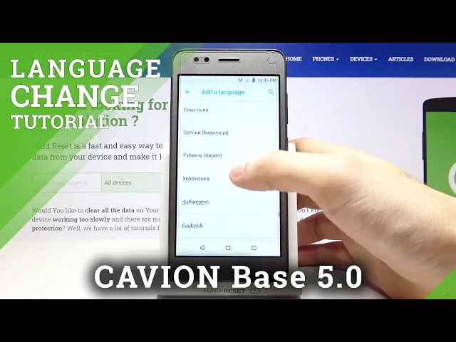 Video thumbnail for How to Change System Language in CAVION Base 5.0 – Manage System Language