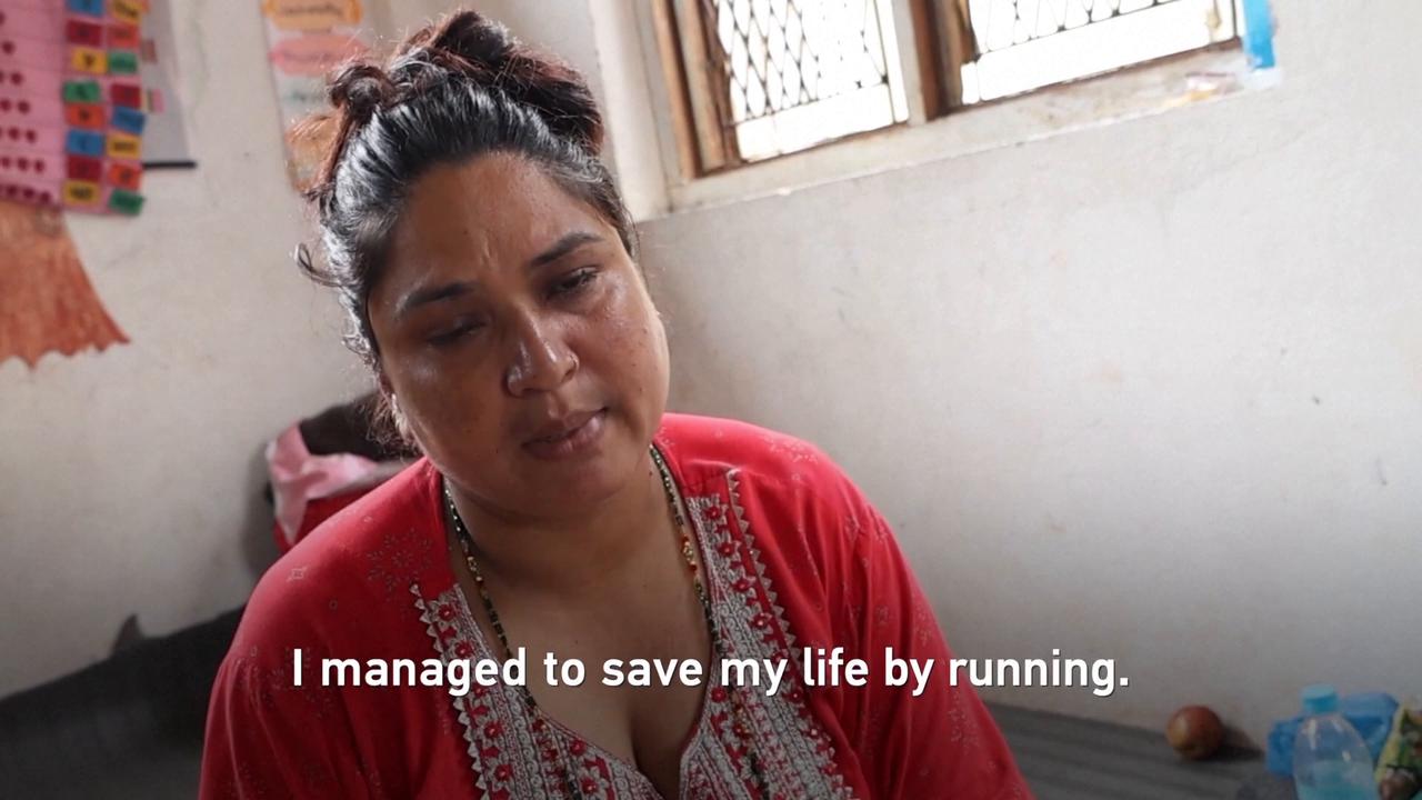 Video thumbnail for Nepal: Nepali survivor recounts terrifying moment of escaping deadly mudslide.