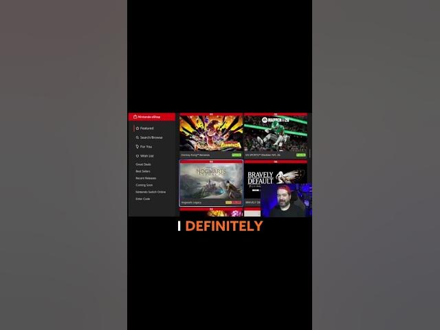 Video thumbnail for First Look at the Switch 2 eShop and Exciting Deals #substack #shorts