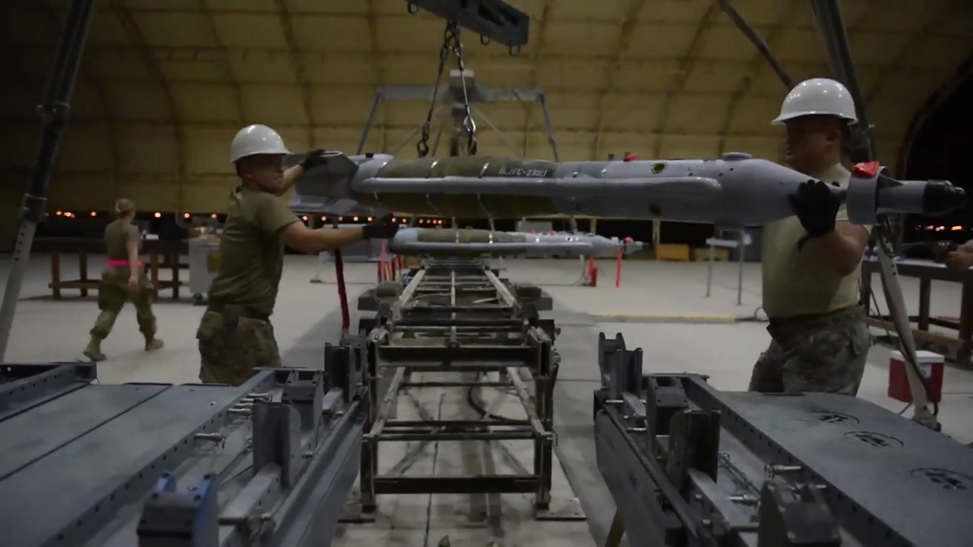 'Video thumbnail for F-35A Lightning IIs Takeoff From UAE With Full Weapons Load'