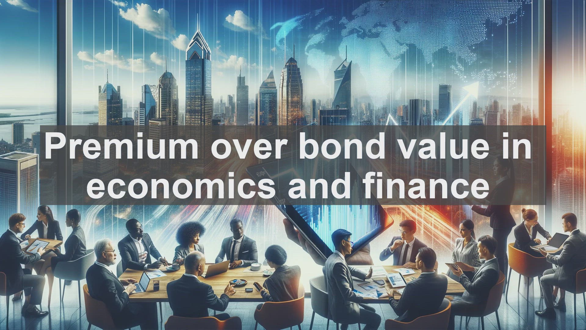 'Video thumbnail for Premium over bond value in economics and finance'