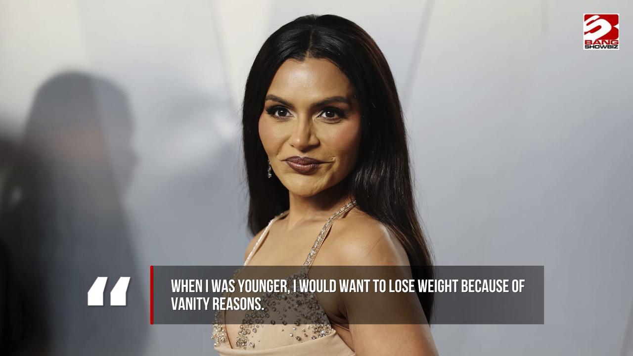 Video thumbnail for Hollywood star Mindy Kaling reflects on weight-loss 'scrutiny'