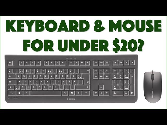 Video thumbnail for Cherry DC 2000 Keyboard + Mouse Reviewed!