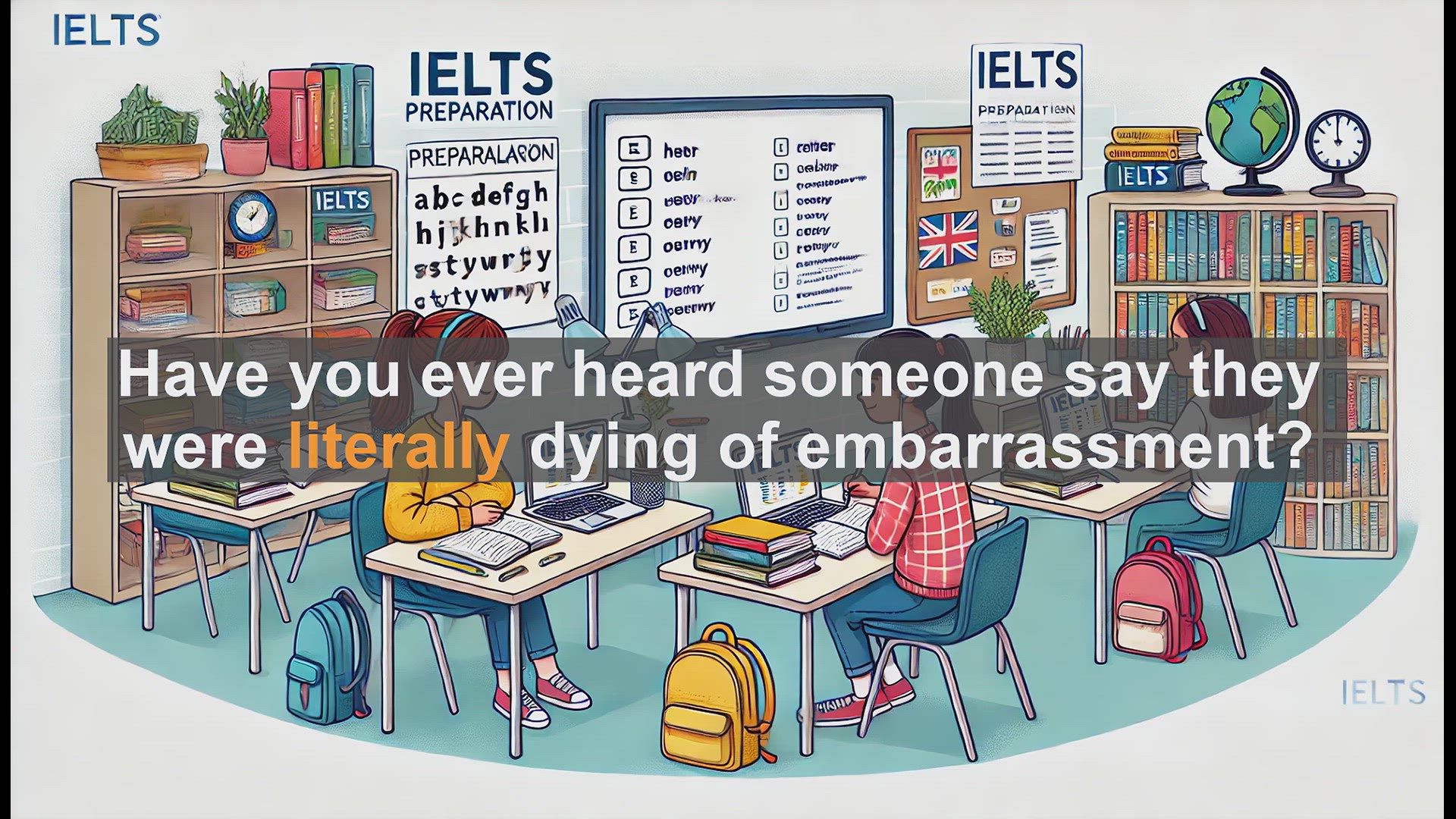 'Video thumbnail for 2500 Must Know IELTS 6.5 Vocabulary - How to Use 'Literally' Correctly: IELTS Vocabulary Tips'