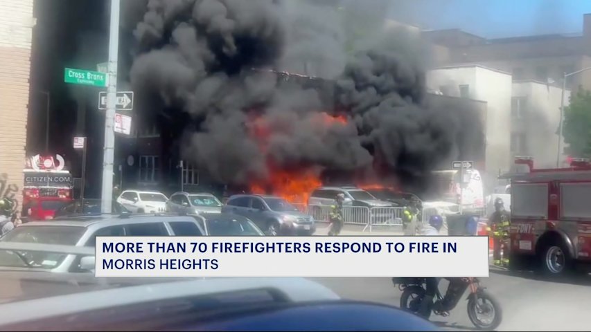 Video thumbnail for 'An explosion.' Residents recount tense moments, narrow escape during Morris Heights fire