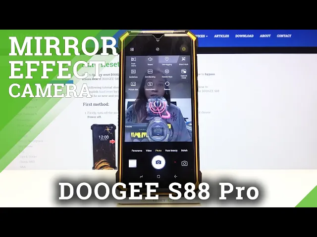 Video thumbnail for How to Enable Camera Mirror Effect in Doogee S88 Pro – Reverse Front Camera Image