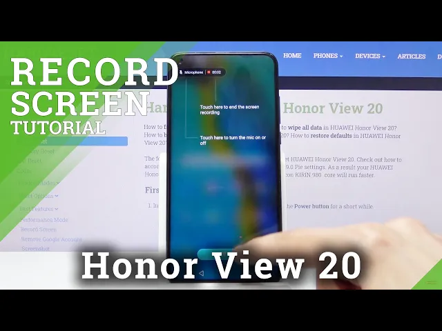 Video thumbnail for How to Activate Screen Recorder on Honor View 20 - Record Display