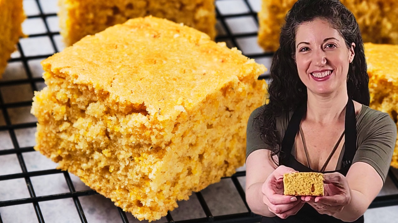 Video thumbnail for Vegan Cornbread