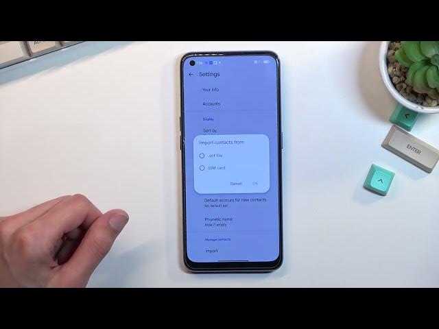 Video thumbnail for How to Copy Contact From SIM Card in OPPO Reno 7 - Transfer Contact List