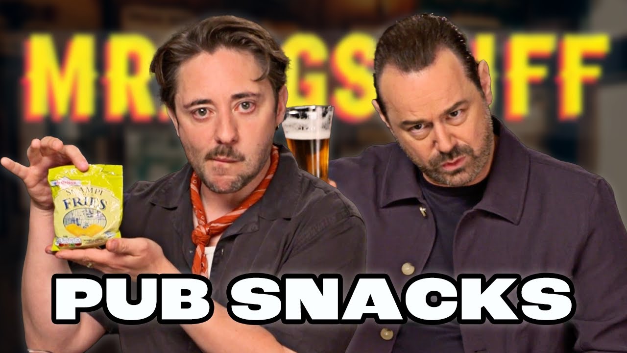 Video thumbnail for Danny Dyer Ranks Classic PUB SNACKS! Mr Bigstuff Cast Danny Dyer & Ryan Sampson Rank Pub Snacks 🍻