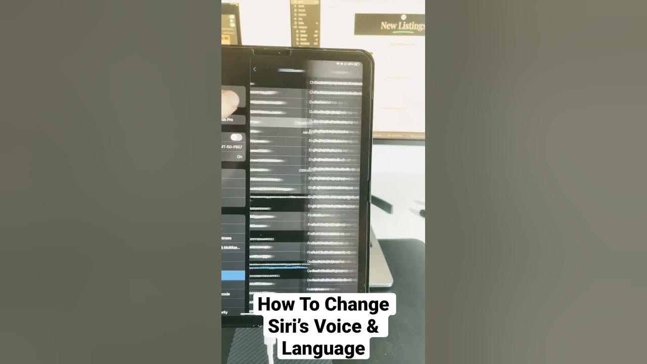 Video thumbnail for How To Change Siri’s Voice and Language on iPad
