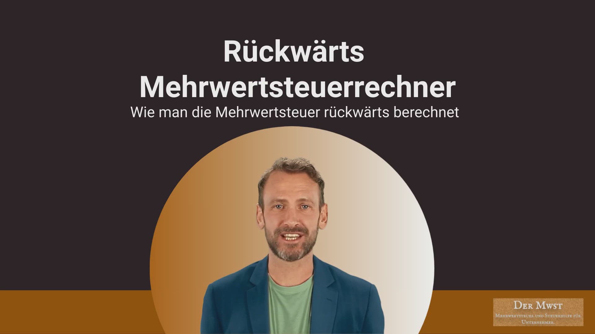 'Video thumbnail for Wie berechnet man die Mehrwertsteuer rückwärts'