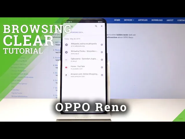 Video thumbnail for How Reset Browser History in OPPO Reno - Clear Browser Data
