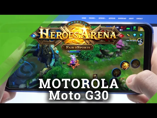 Video thumbnail for Heroes Arena on Motorola Moto G30 | How Many FPS?