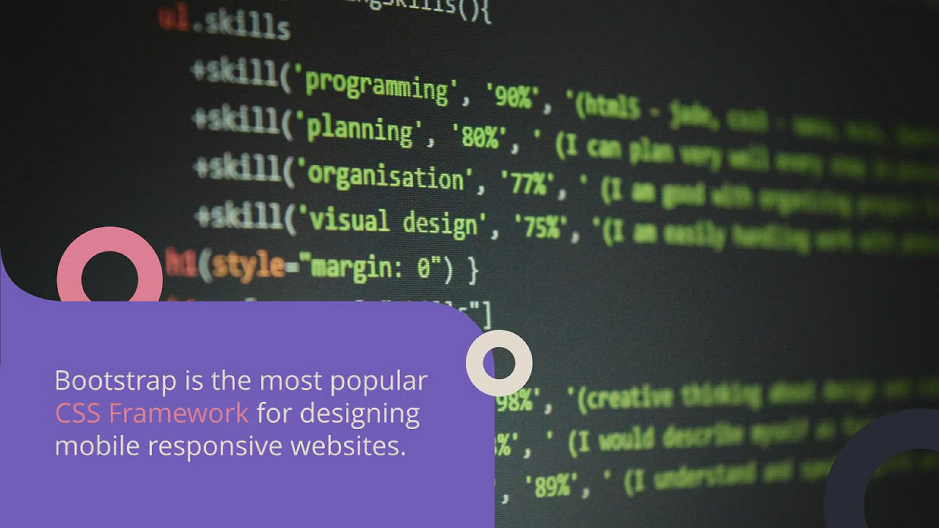 'Video thumbnail for 6 Reasons to Choose the Bootstrap Framework'