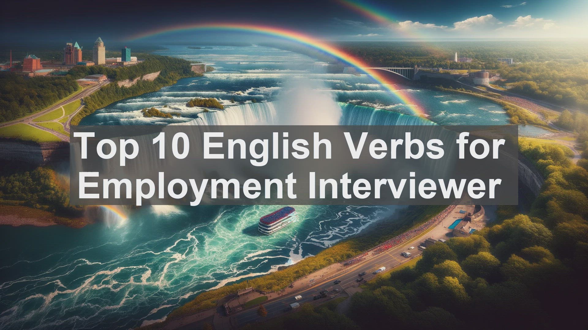 'Video thumbnail for Top 10 English Verbs for Employment Interviewer'