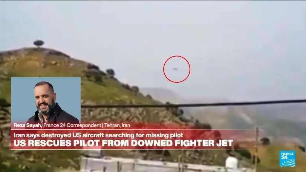 Video thumbnail for War in the Middle East: US rescues pilot from downed fighter jet