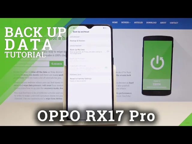 Video thumbnail for OPPO RX17 Pro How to Back Up Data