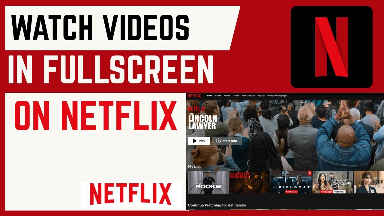 Video thumbnail for How To Watch Netflix Videos In Fullscreen Mode