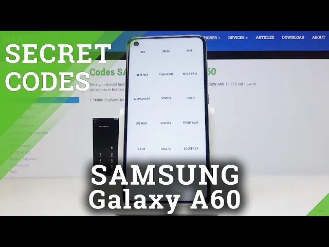 Video thumbnail for Secret Codes of Samsung Galaxy A60 - Open Testing Menu / Device Info