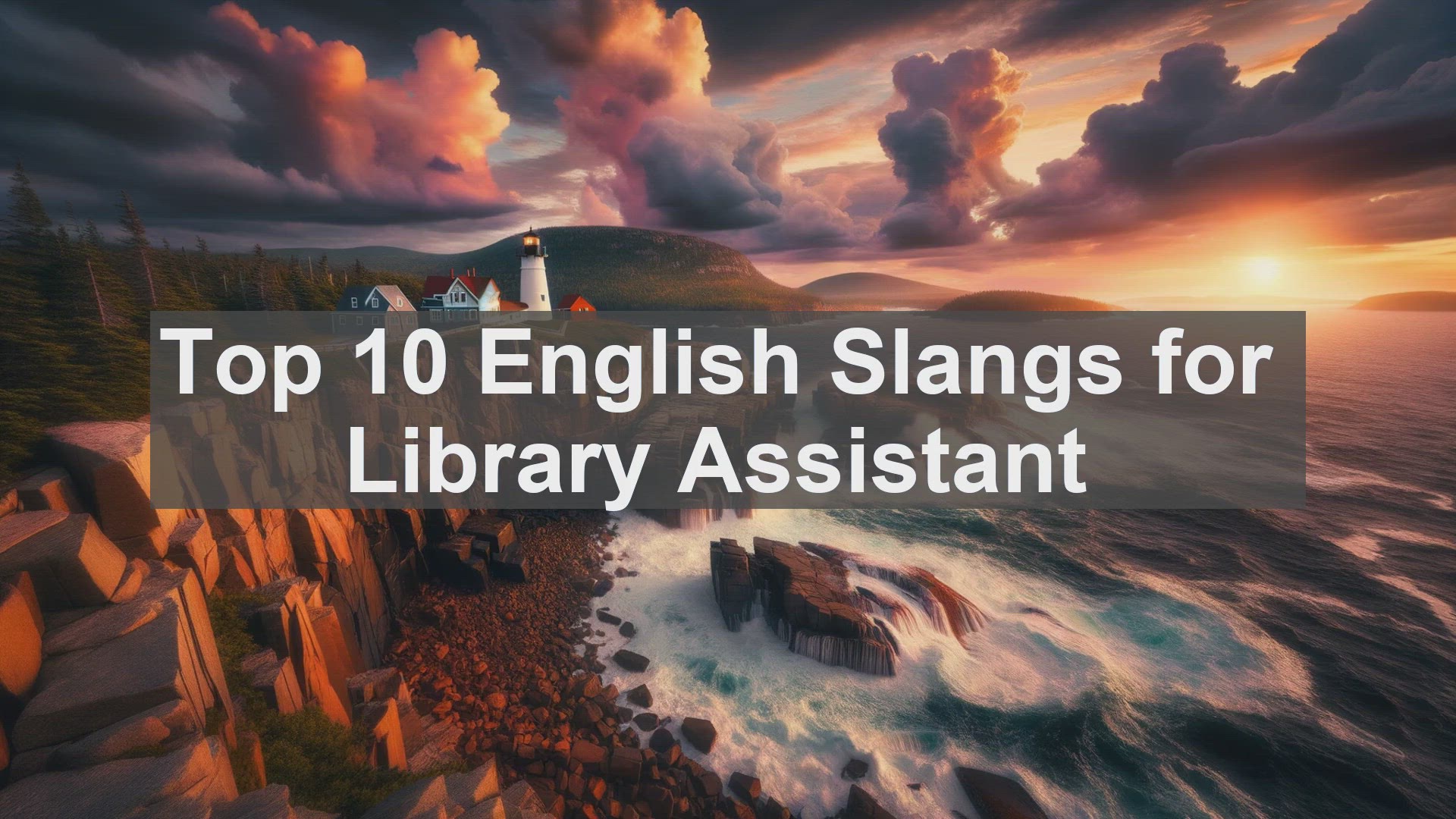 'Video thumbnail for Top 10 English Slangs for Library Assistant'