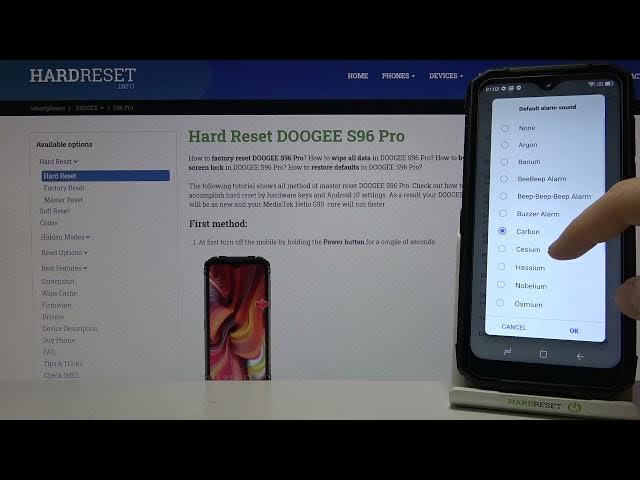 Video thumbnail for Check Every Alarm Sound on DOOGEE S96 Pro – Find All Available Alarm Tones